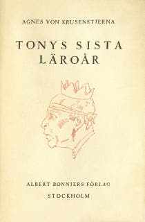 Tonys sista läroår