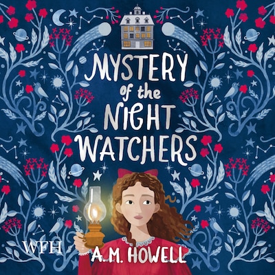Mystery of the Night Watchers – omslag til lydbogen af A.M. Howell