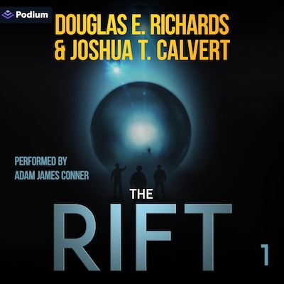The Rift – omslag til lydbogen af Douglas E. Richards, Joshua T. Calvert