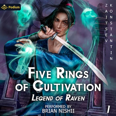 Five Rings of Cultivation – omslag til lydbogen af Konstantin Zaitsev