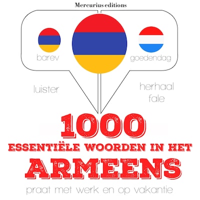 1000 essentiële woorden in het Armeens – omslag van het luisterboek van JM Gardner