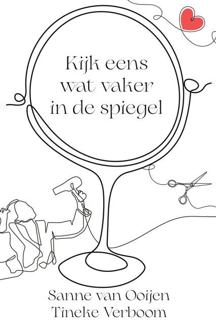Kijk eens wat vaker in de spiegel – omslag van het luisterboek van Sanne Van Ooijen