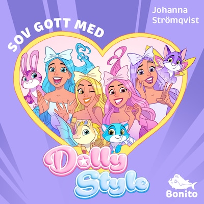 Sov gott med Dolly Style – omslag till ljudboken av Johanna Strömqvist