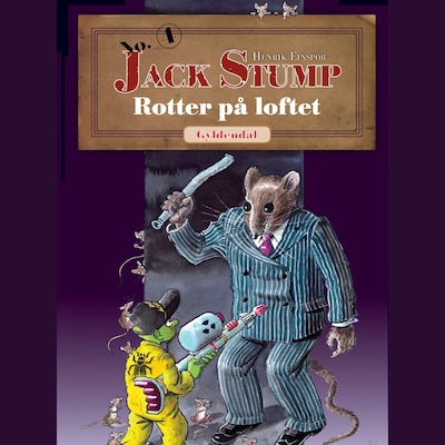 Rotter på loftet – omslag til lydbogen af Henrik Einspor