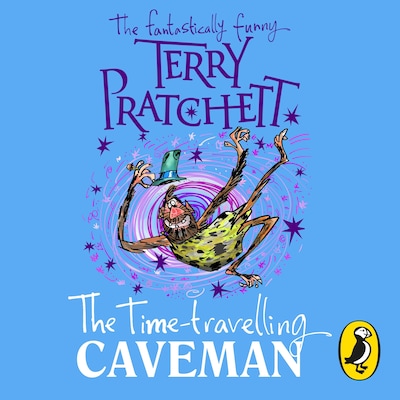 The Time-travelling Caveman – omslag til lydbogen af Terry Pratchett