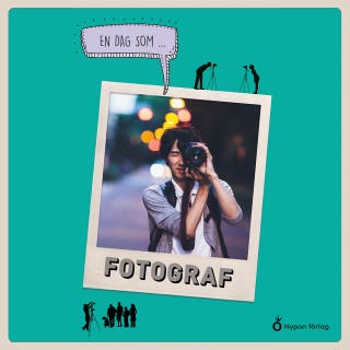 En dag som fotograf – omslag till ljudboken av Oskar Degard