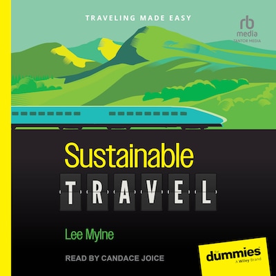 Sustainable Travel For Dummies – omslag til lydbogen af Lee Mylne
