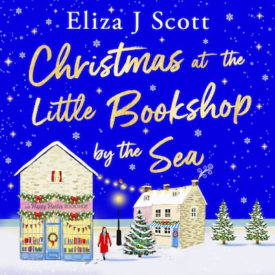 Christmas at the Little Bookshop by the Sea – omslag til lydbogen af Eliza J. Scott