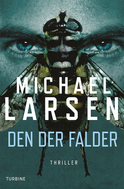 Den der falder – omslag til lydbogen af Michael Larsen