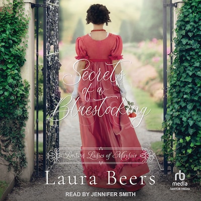 Secrets of A Bluestocking – omslag til lydbogen af Laura Beers