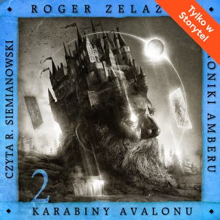 Karabiny Avalonu – okładka audiobooka, autor Roger Zelazny