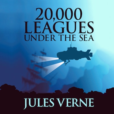 20,000 Leagues Under the Sea – omslag til lydbogen af Jules Verne