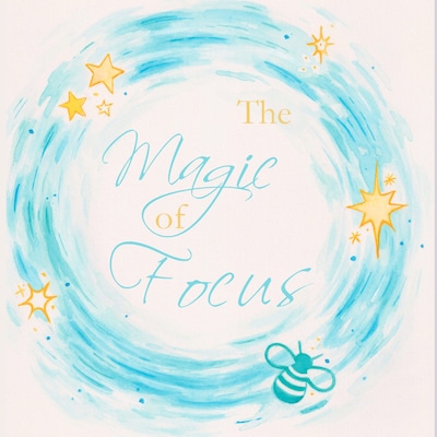 The Magic Of Focus – omslag till ljudboken av Katie Stoddart