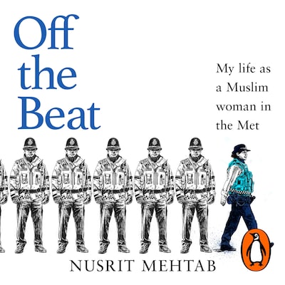 Off The Beat – omslag til lydbogen af Nusrit Mehtab