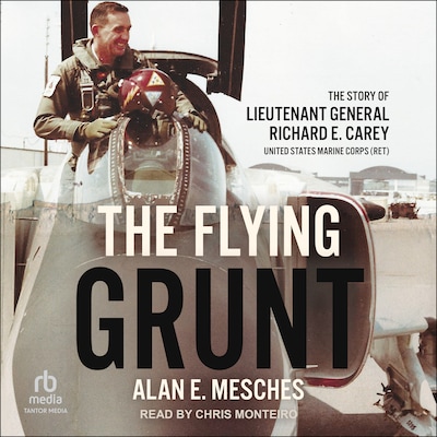 The Flying Grunt – omslag til lydbogen af Alan E. Mesches