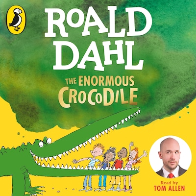 The Enormous Crocodile – omslag til lydbogen af Roald Dahl