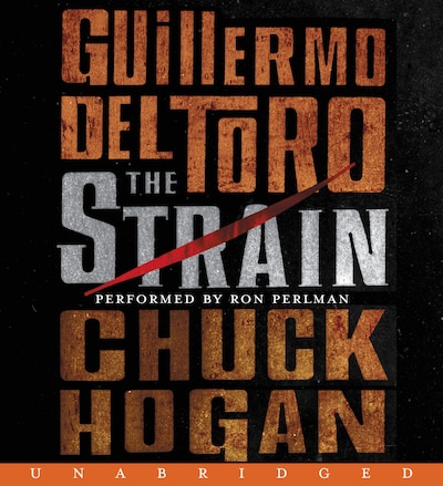 The Strain – omslag till ljudboken av Guillermo del Toro, Chuck Hogan