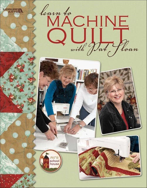 Learn to Machine Quilt with Pat Sloan: 6 Eye-Catching Designs to Help You Master Machine Quilting – omslag til lydbogen af Pat Sloan