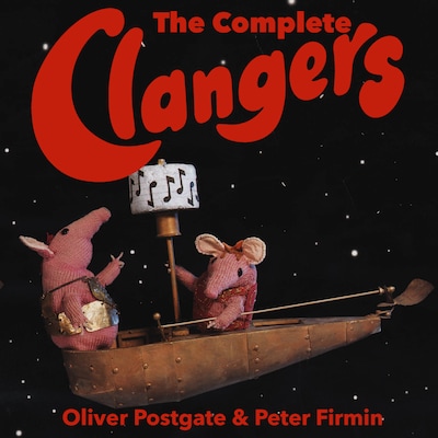 The Complete Clangers – omslag til lydbogen af Oliver Postgate