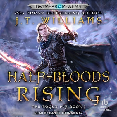 Half-Bloods Rising – omslag til lydbogen af J.T. Williams