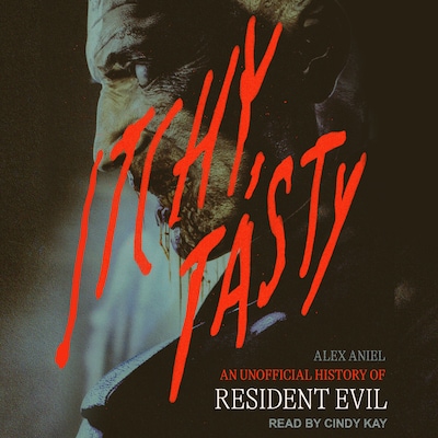 Itchy, Tasty – omslag til lydbogen af Alex Aniel