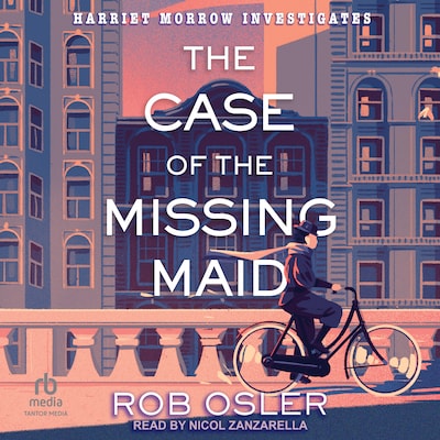 The Case of the Missing Maid – omslag til lydbogen af Rob Osler