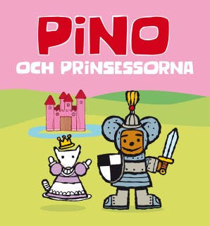 Pino och prinsessorna – omslag till ljudboken av Agneta Norelid,Eva Pils,Kenneth Andersson