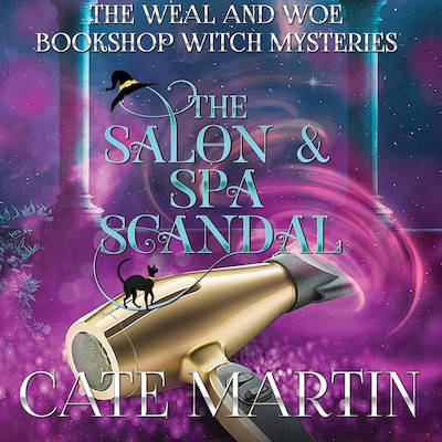 The Salon & Spa Scandal – omslag til lydbogen af Cate Martin