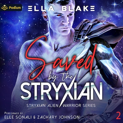 Saved by the Stryxian – omslag til lydbogen af Ella Blake