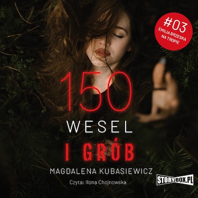 150 wesel i grób – okładka audiobooka, autor Magdalena Kubasiewicz