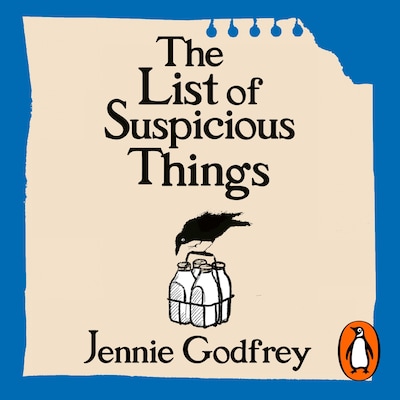 The List of Suspicious Things – omslag til lydbogen af Jennie Godfrey