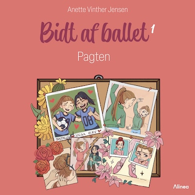 Bidt af ballet 1 - Pagten, Rød læseklub – omslag til lydbogen af Anette Vinther Jensen
