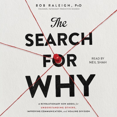 The Search for Why – omslag til lydbogen af Bob Raleigh