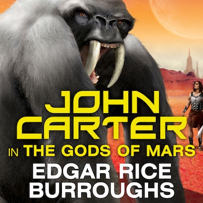 John Carter in The Gods of Mars – omslag til lydbogen af Edgar Rice Burroughs