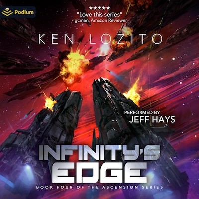 Infinity's Edge – omslag til lydbogen af Ken Lozito