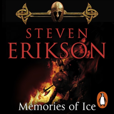 Memories of Ice – omslag til lydbogen af Steven Erikson