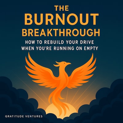 The Burnout Breakthrough – omslag til lydbogen af Gratitude Ventures