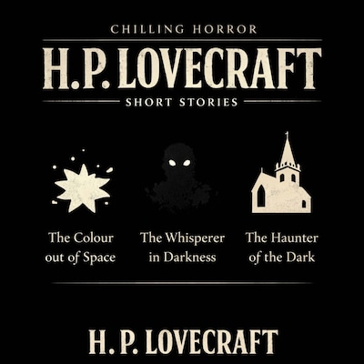 Chilling Horror H. P. Lovecraft Short Stories – omslag til lydbogen af H. P. Lovecraft