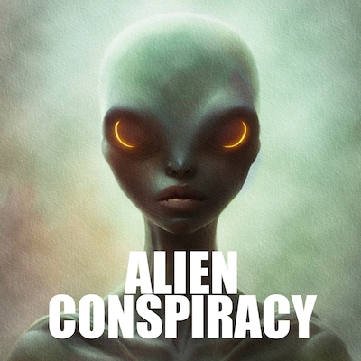 Alien Conspiracy – omslag til lydbogen af Phil G
