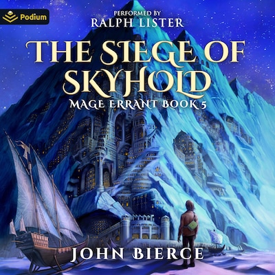 The Siege of Skyhold – omslag til lydbogen af John Bierce