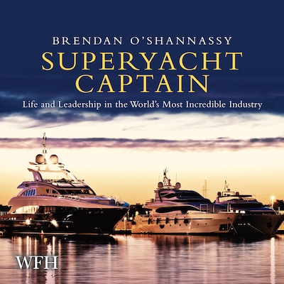 Superyacht Captain – omslag til lydbogen af Brendan O'Shannassy
