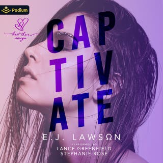 Captivate: Knot Their Omega, standalone – omslag till ljudboken av E. J. Lawson