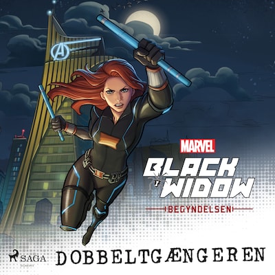 Black Widow - Begyndelsen - Dobbeltgængeren – omslag til lydbogen af Marvel