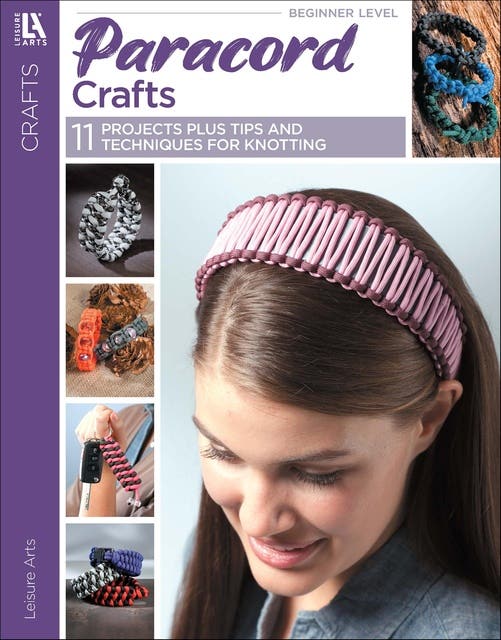 Paracord Crafts: 11 Projects Plus Tips and Techniques for Knotting – omslag til lydbogen af Leisure Arts