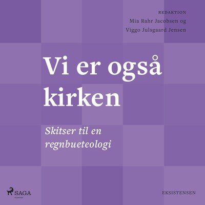 Vi er også kirken – omslag til lydbogen af Mia Rahr Jacobsen, Viggo Julsgaard Jensen, Irene Larsen