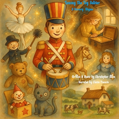 Tommy The Toy Soldier – omslag til lydbogen af AI Voice Christopher Allen
