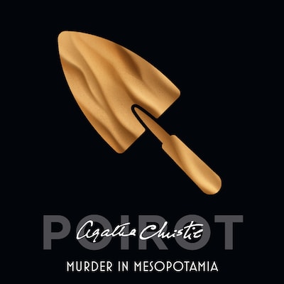 Murder in Mesopotamia – omslag til lydbogen af Agatha Christie