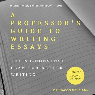 A Professor's Guide to Writing Essays – omslag til lydbogen af Jacob Neumann