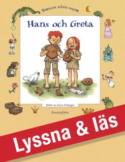 Hans och Greta – omslag till ljudboken av Brothers Grimm