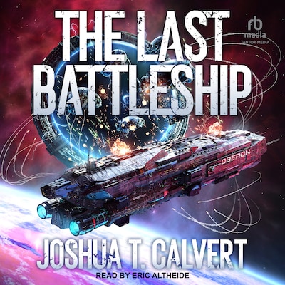The Last Battleship – omslag til lydbogen af Joshua T. Calvert
